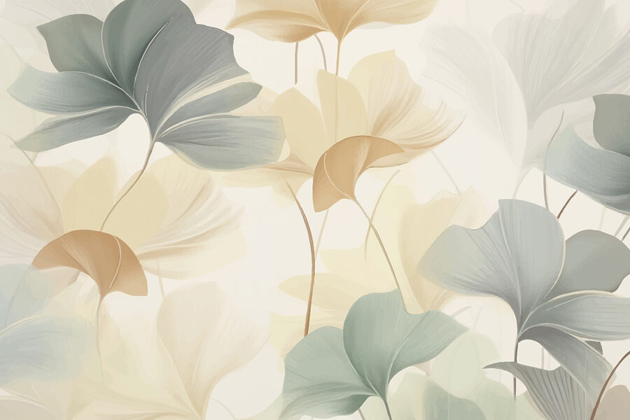 Soft pastels and gentle nature vibes