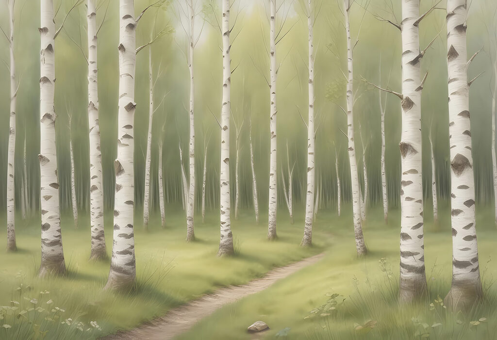 Path through a forest Path through a forest