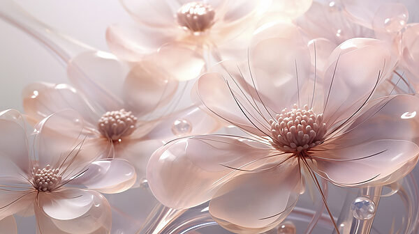 Delicate petals in soft hues Delicate petals in soft hues