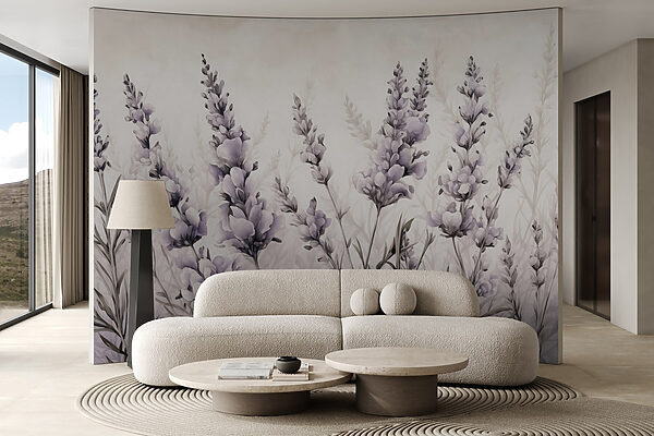Painting of flowers and leaves Painting of flowers and leaves