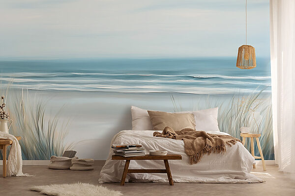 Beach with grass and waves w02869pib16mr 600x400 - Beach with grass and waves