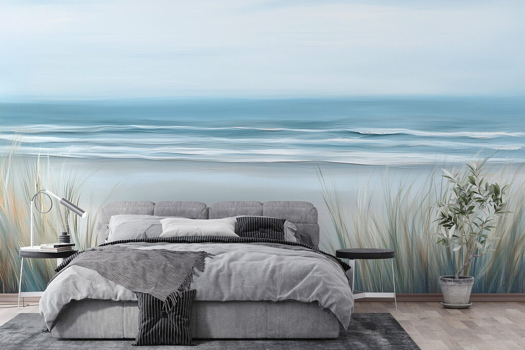 Beach with grass and waves w02869pib6r 1024x683 - Beach with grass and waves