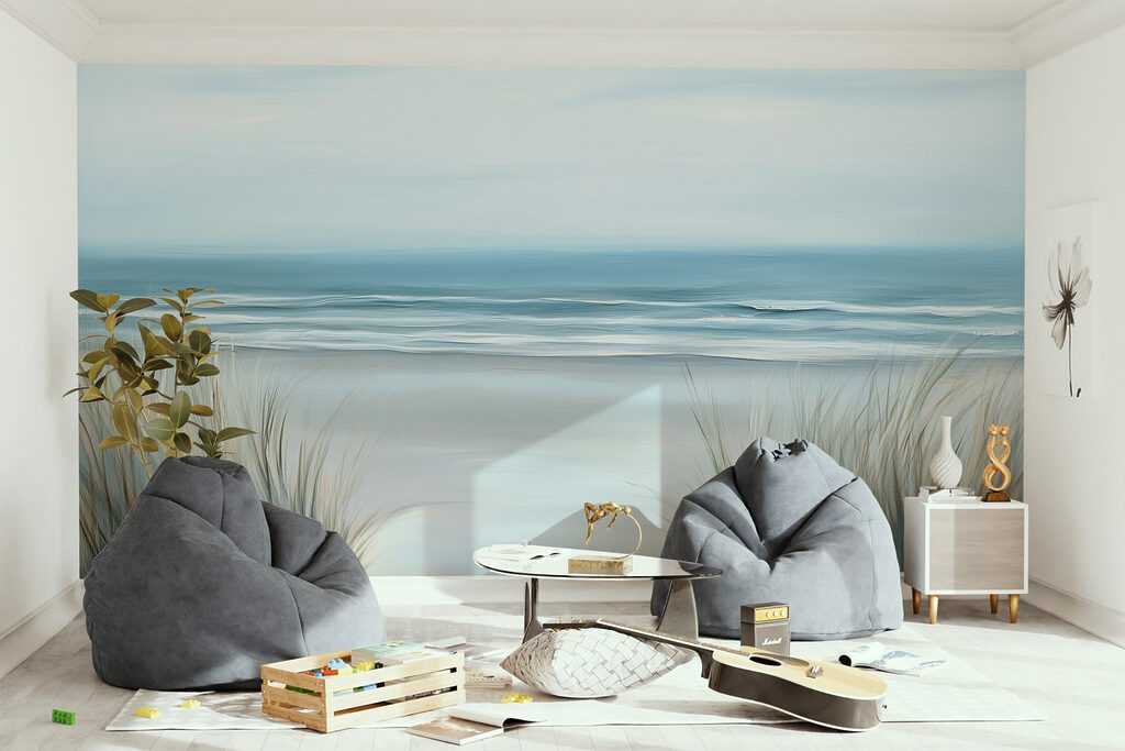 Beach with grass and waves w02869pig17r 1024x683 - Beach with grass and waves