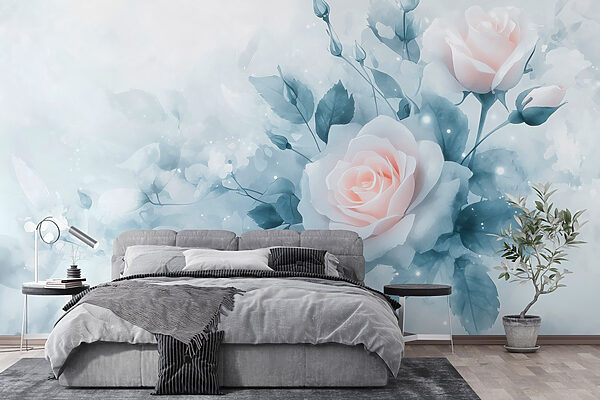 Delicate roses in soft hues Delicate roses in soft hues