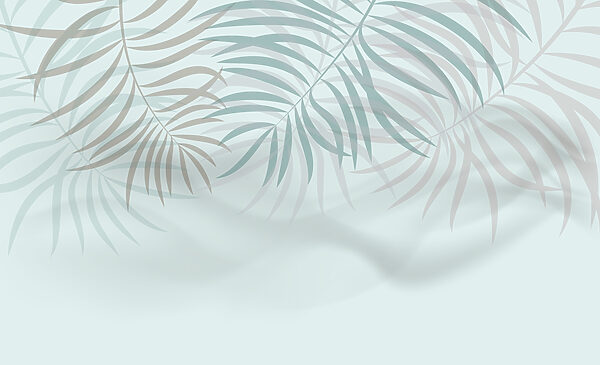 Gentle leaves in a soft embrace Gentle leaves in a soft embrace