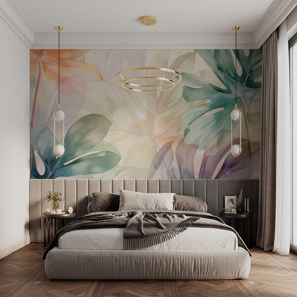Soft hues of tropical foliage blending. Soft hues of tropical foliage blending.