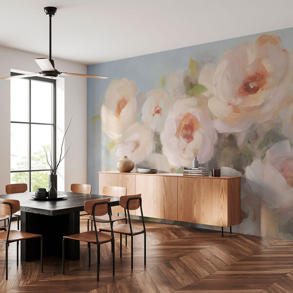Painting of flowers in a vase Painting of flowers in a vase