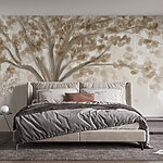 Wall mural Tree with leaves on it