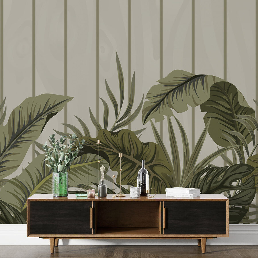 Wall murals Lush greens in a tranquil setting