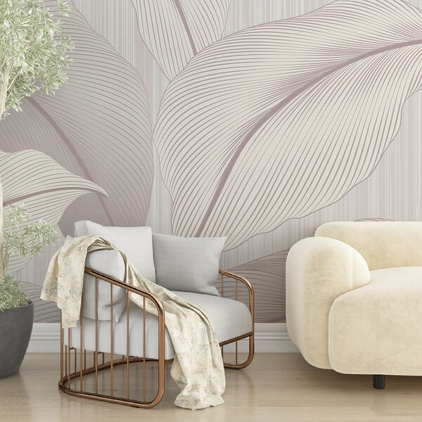 Elegant leaves in soft tones Elegant leaves in soft tones