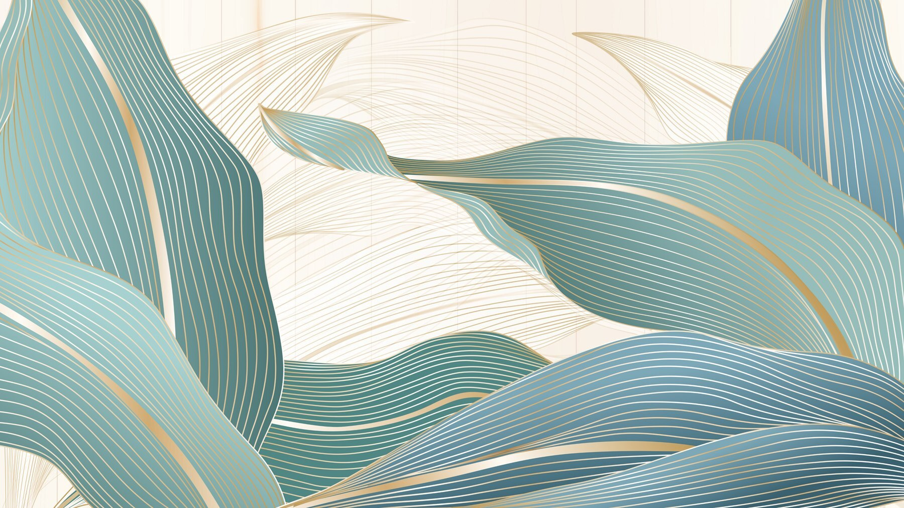 Flowing Lines in Soft Colors