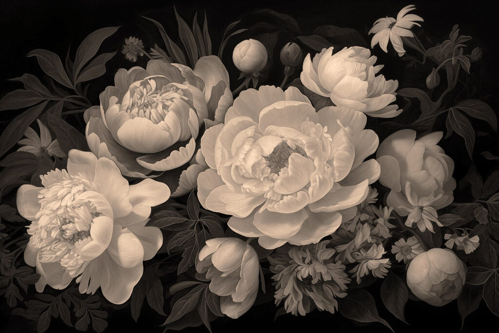 Group of white flowers