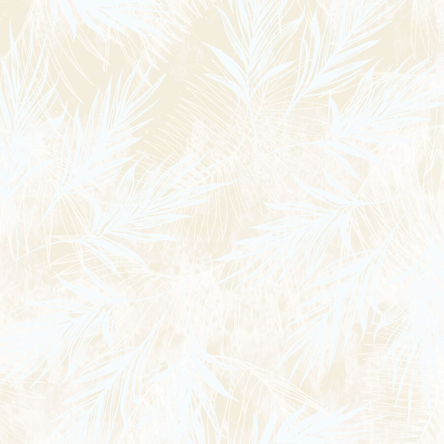 White pattern with white leaves