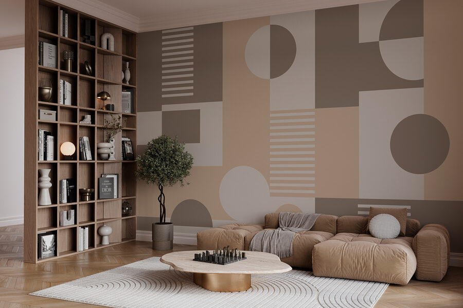 Pattern of geometric shapes