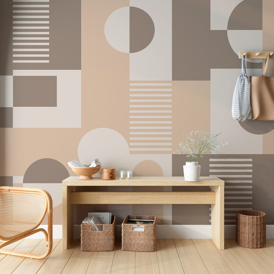 Pattern of geometric shapes