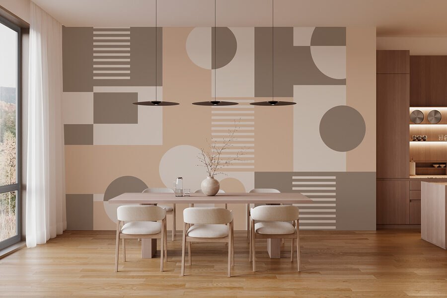 Pattern of geometric shapes