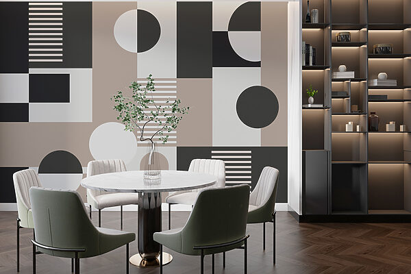 Pattern of geometric shapes