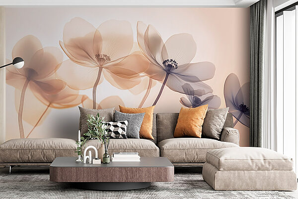 Delicate blooms in soft hues Delicate blooms in soft hues