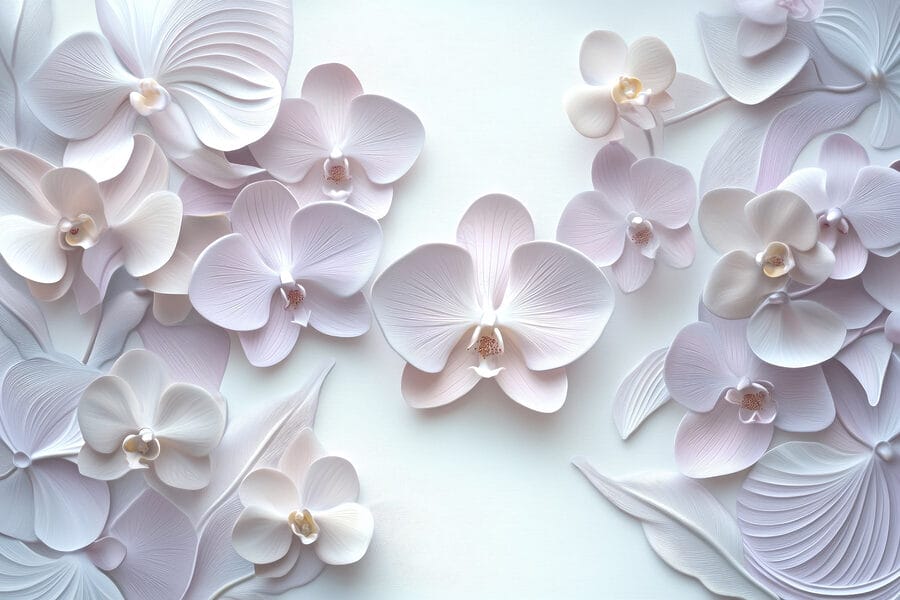 Group of white flowers