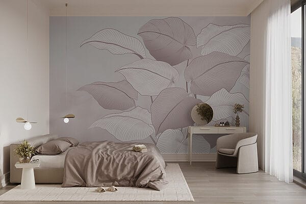 Delicate leaves in soft hues Delicate leaves in soft hues