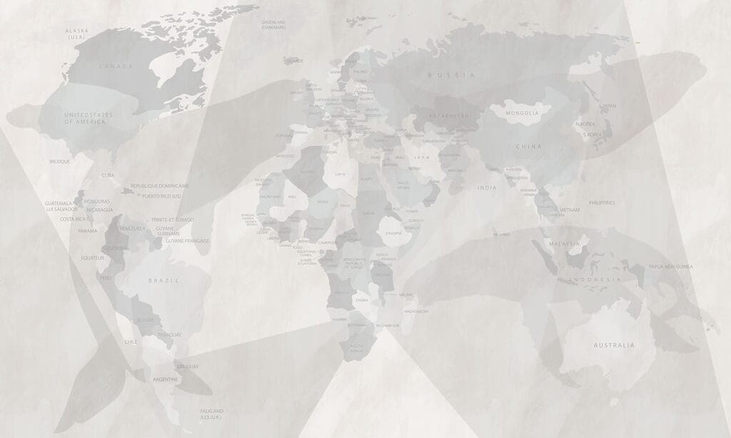 Map of the world Map of the world