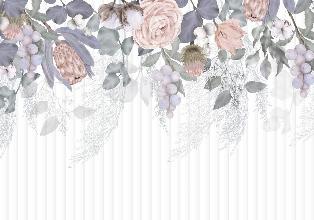 Flower arrangement with soft pastel tones. Flower arrangement with soft pastel tones.