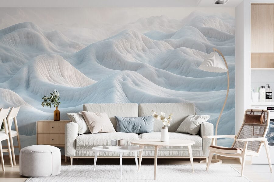 Snow covered mountains