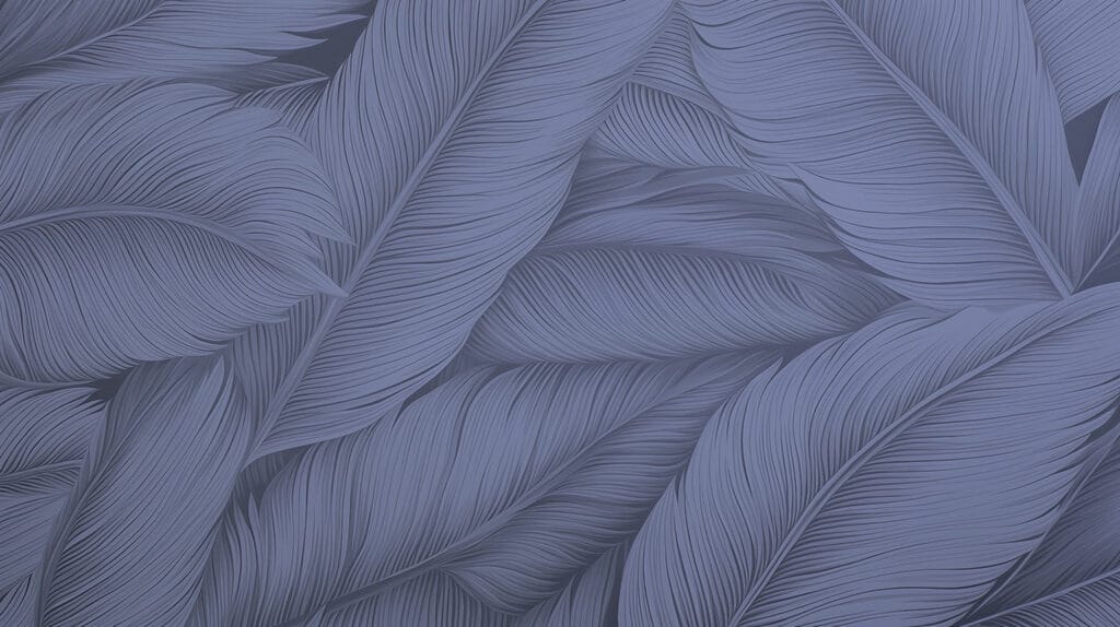 Elegant patterns of soft leaves