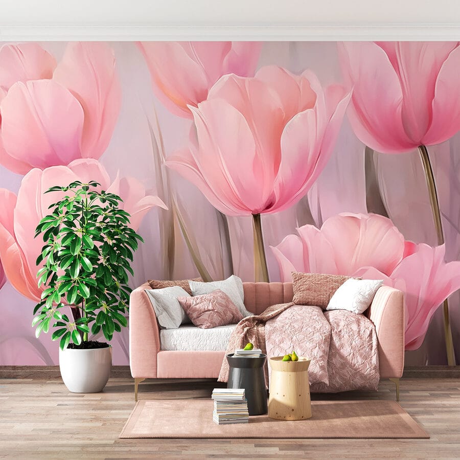 Group of pink flowers