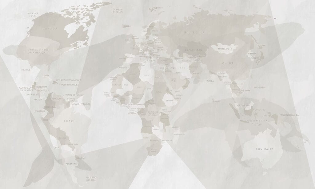 Map of the world Map of the world