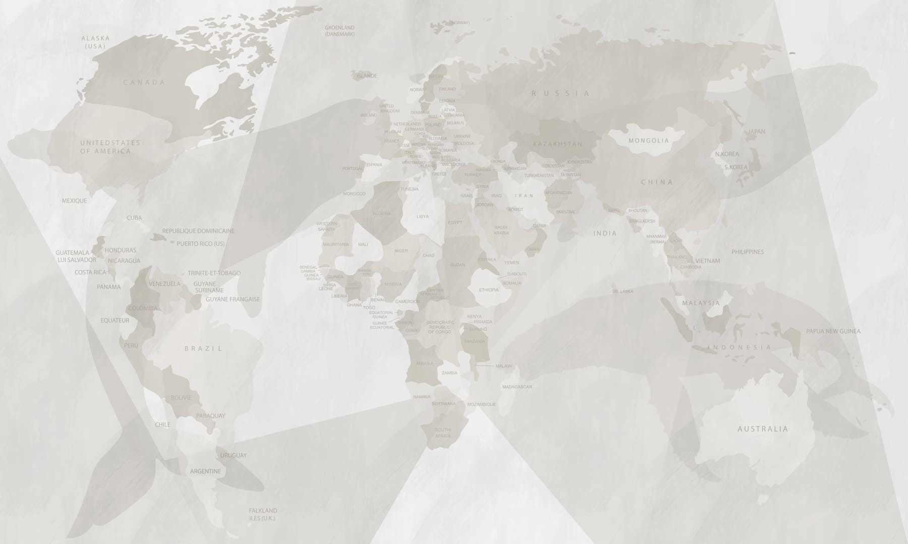 Map of the world