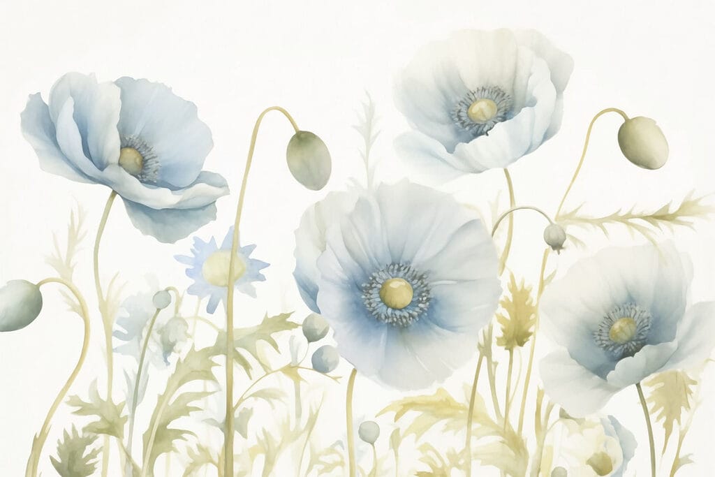 Delicate blooms in soft colors Delicate blooms in soft colors