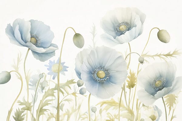Delicate blooms in soft colors Delicate blooms in soft colors