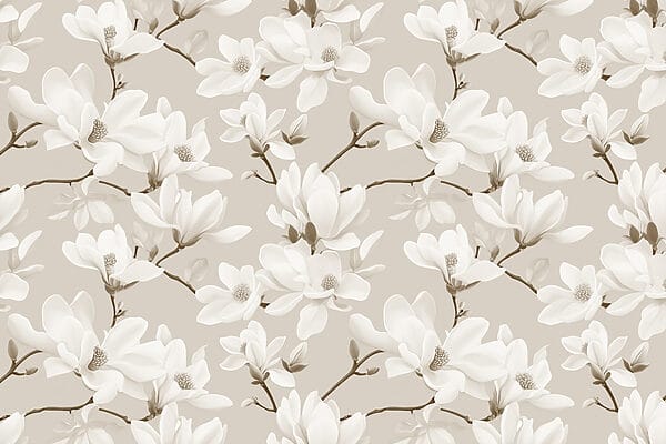 Pattern of white flowers Pattern of white flowers