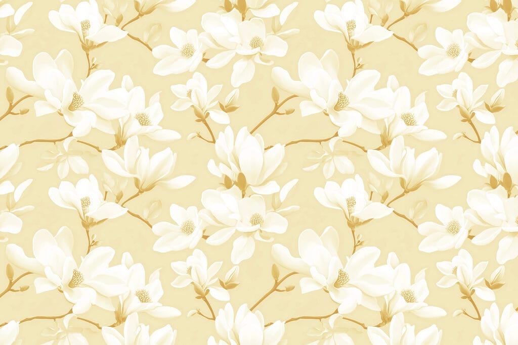 Pattern of white flowers Pattern of white flowers