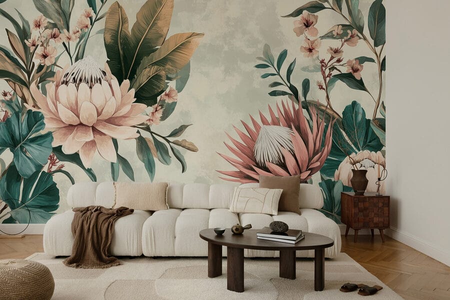 Elegant floral arrangement with soft colors.