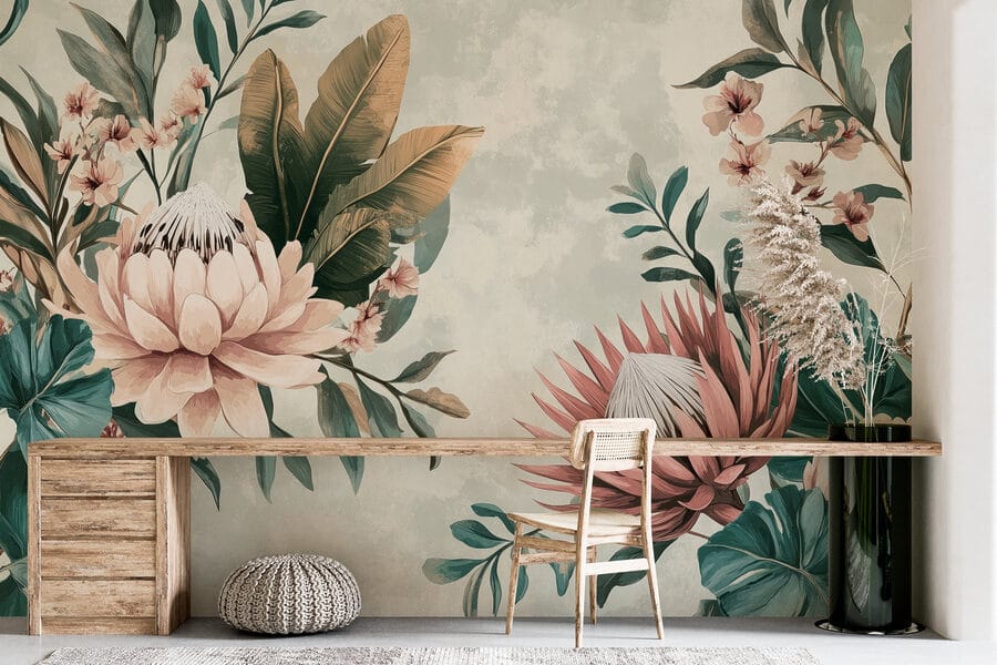 Elegant floral arrangement with soft colors.