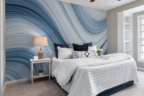 White and grey wavy lines White and grey wavy lines