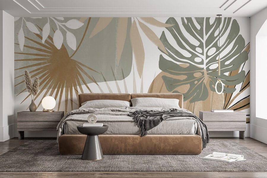 Nature-inspired abstract botanical design