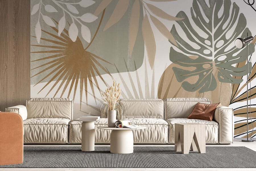 Nature-inspired abstract botanical design