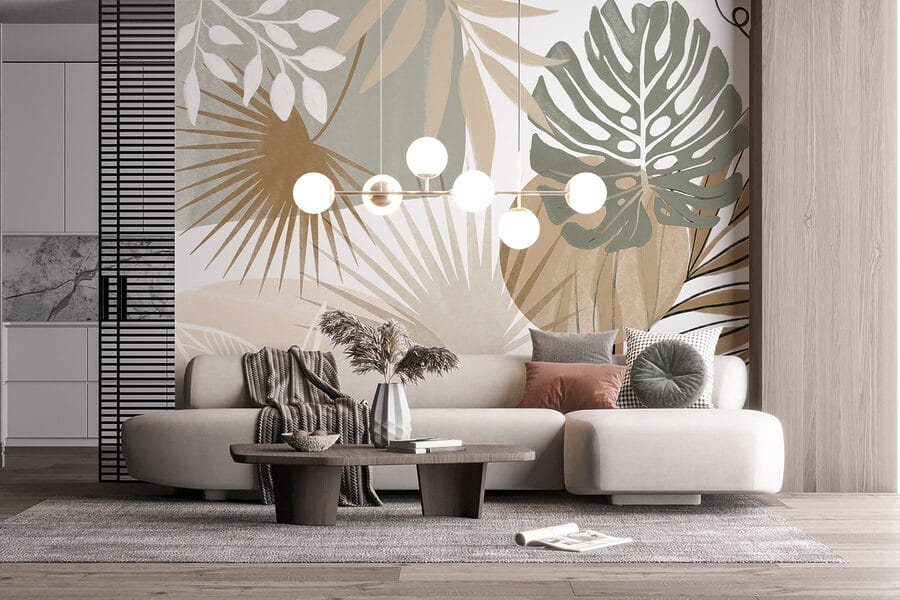 Nature-inspired abstract botanical design