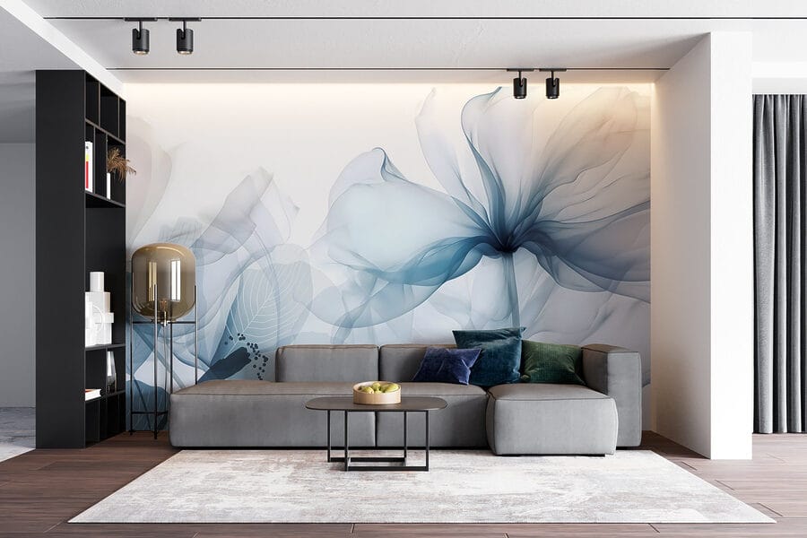 Wall murals Delicate floral shades in soft hues - Image 6
