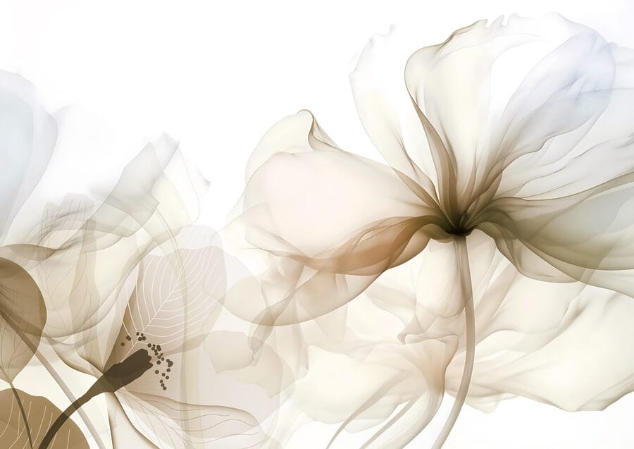 Wall murals Delicate petals in soft hues. - Image 7