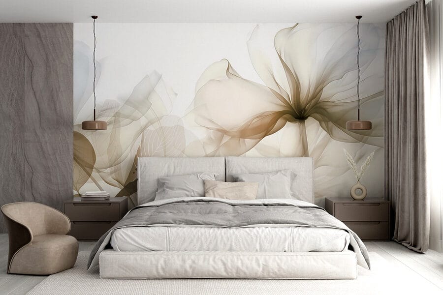 Wall murals Delicate petals in soft hues. - Image 2