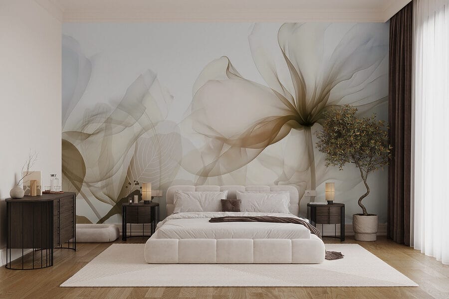 Wall murals Delicate petals in soft hues. - Image 3