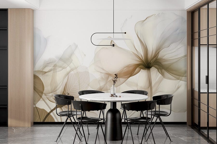 Wall murals Delicate petals in soft hues. - Image 6
