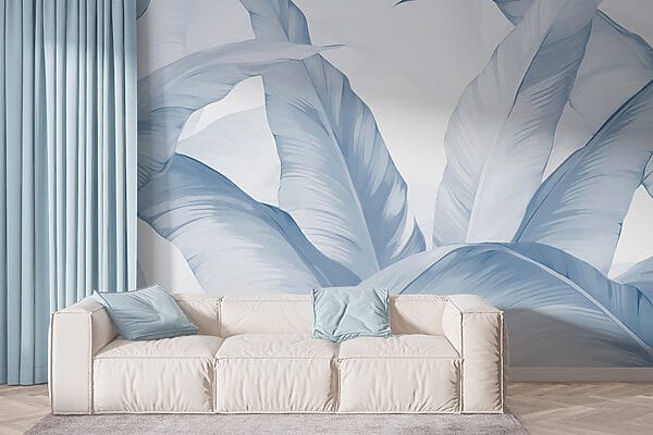 Lush leaves in soft hues Lush leaves in soft hues