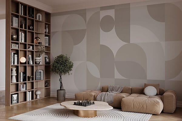 Grey and white geometric pattern Grey and white geometric pattern