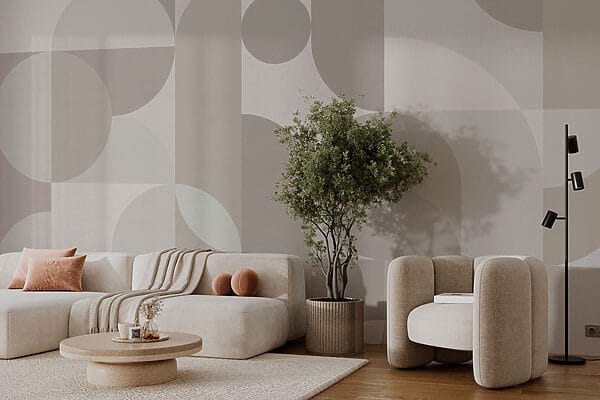Grey and white geometric pattern Grey and white geometric pattern