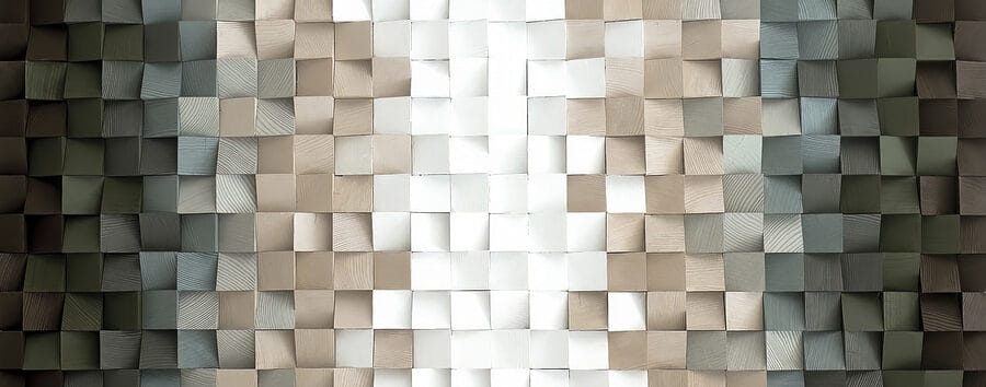 Wall made of squares Wall made of squares